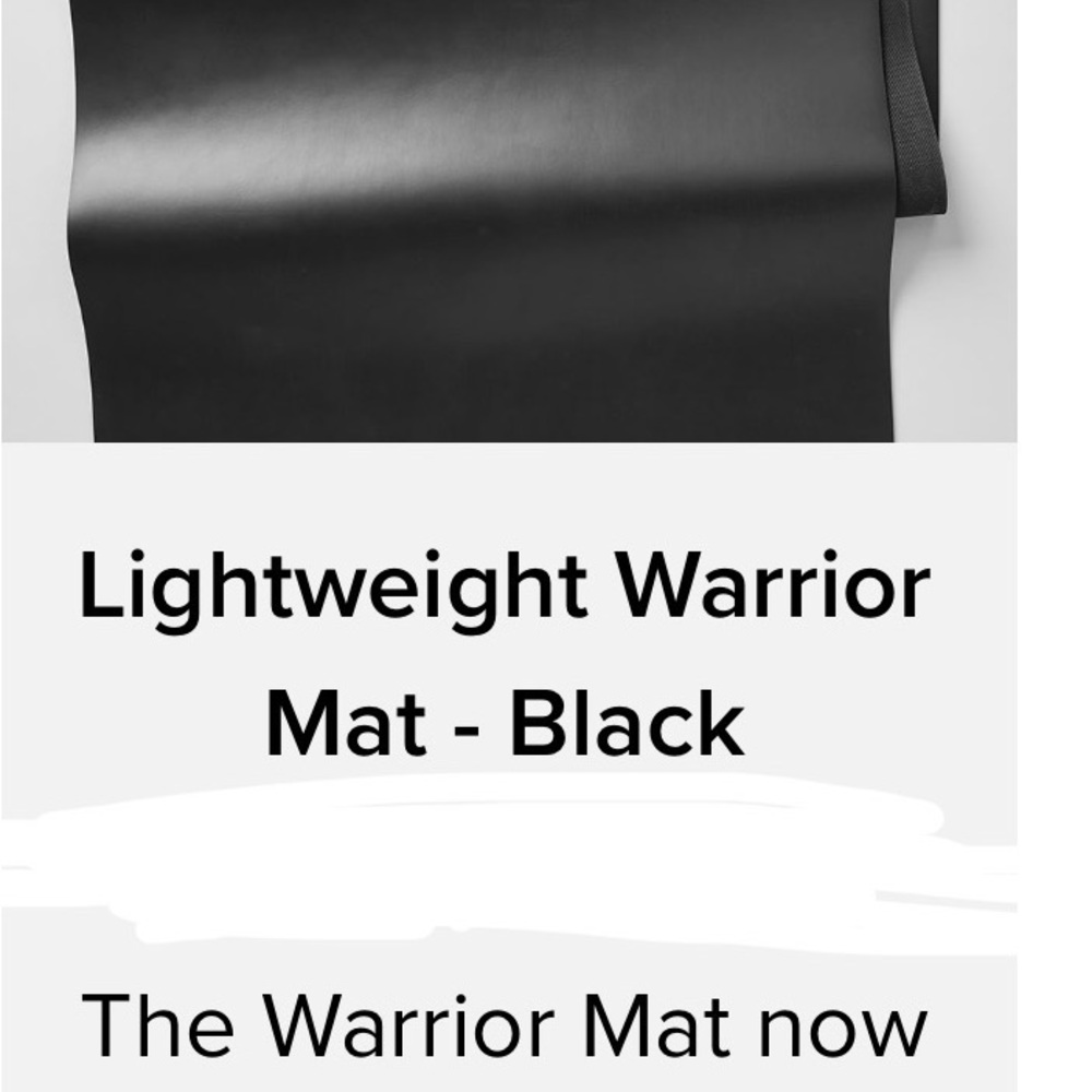 ALO Yoga Lightweight Warrior Mat - Black
